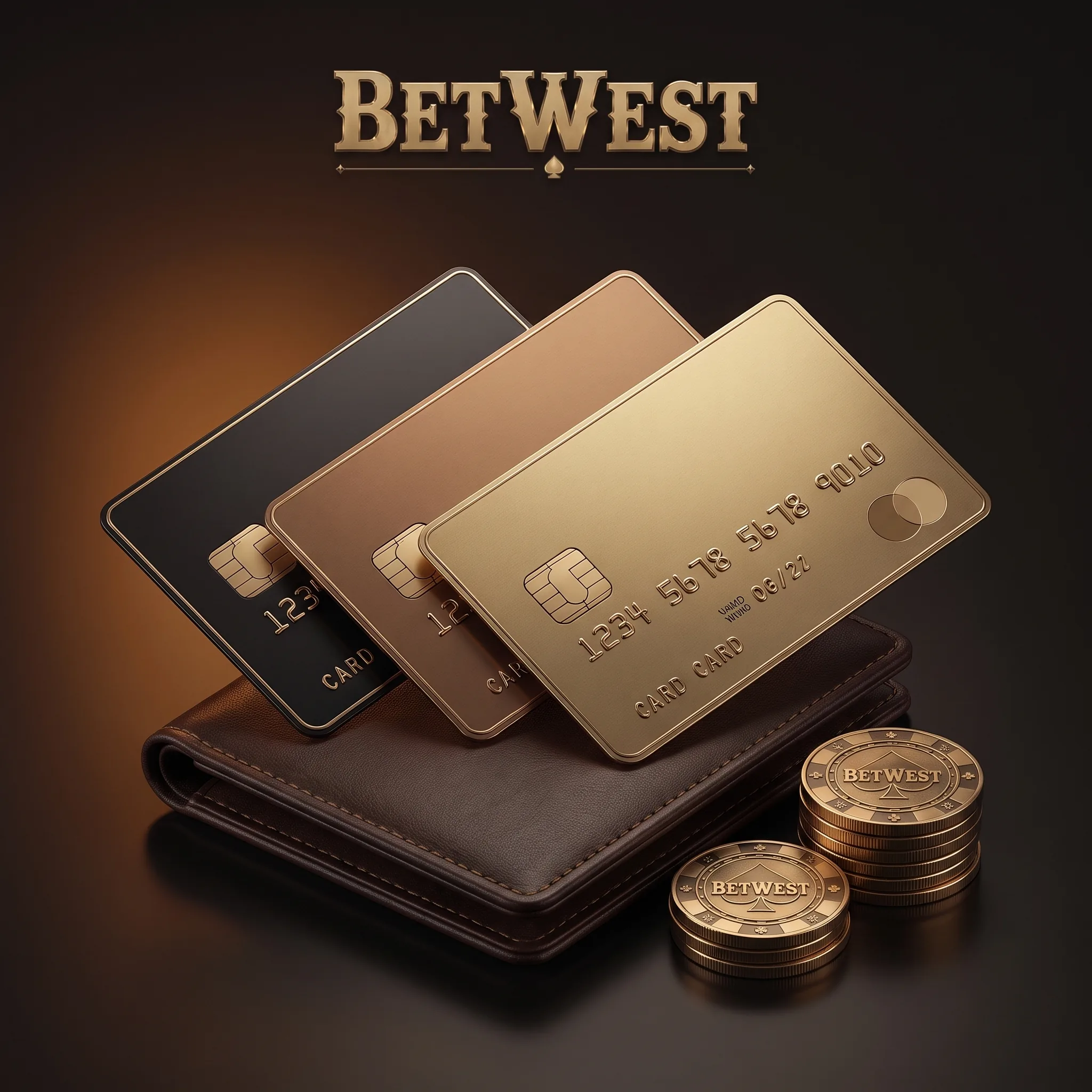 BetWest betaalkaarten en portemonnee